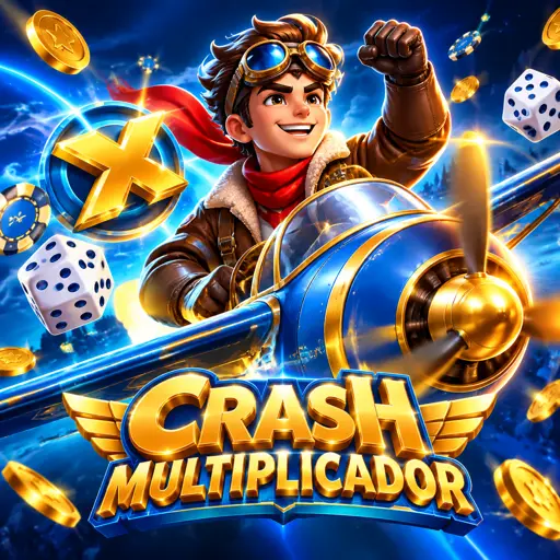 Gráfico de multiplicador de jogo crash subindo em tons dourados